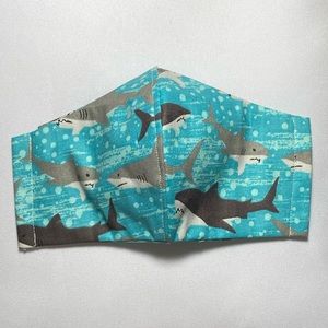 Shark handmade facemask for kids